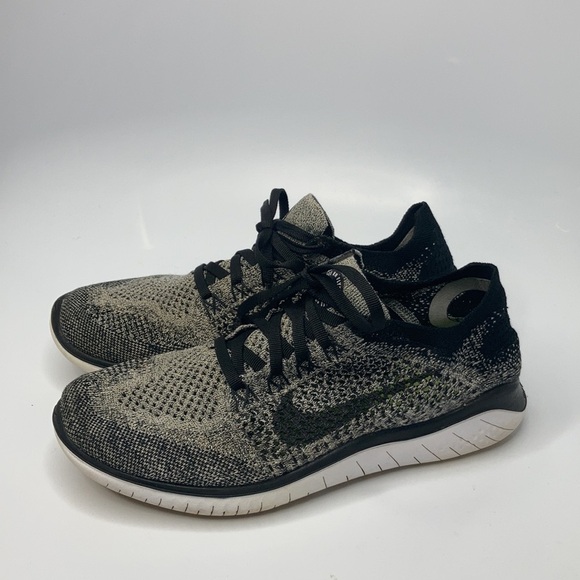 Nike Free Run sneakers black gray white size 8.5 - Picture 9 of 10